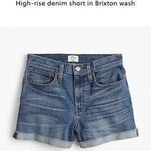 J Crew high rise shorts in Brixton wash Sz 26